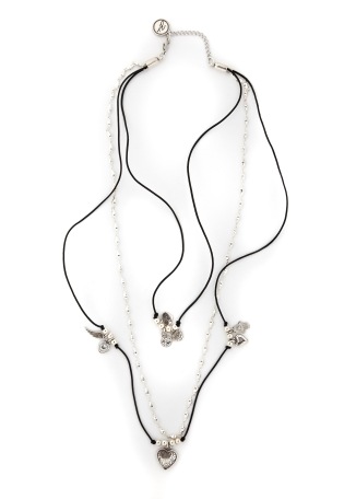 Bibi Bijoux Katerina Triple Charm Necklace ~ down from £89.00 to £69.00